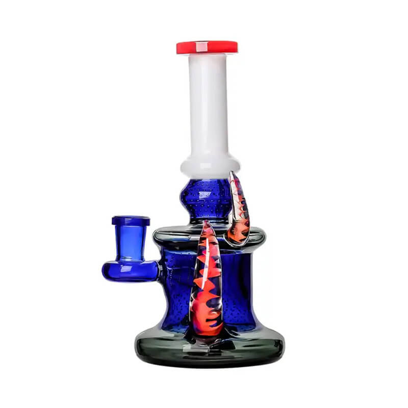 HORNS GLASS WATER PIPE GLASS DABRIG DAB RIG Calibear  