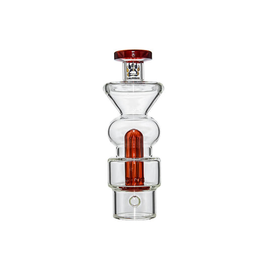 Calibear Hourglass Design Glass Attachment for Dr. Dabber Switch 2 Handcrafted Borosilicate Glass Gallery showcase view 7 highlighting functional glass details for Dr. Dabber Switch 2