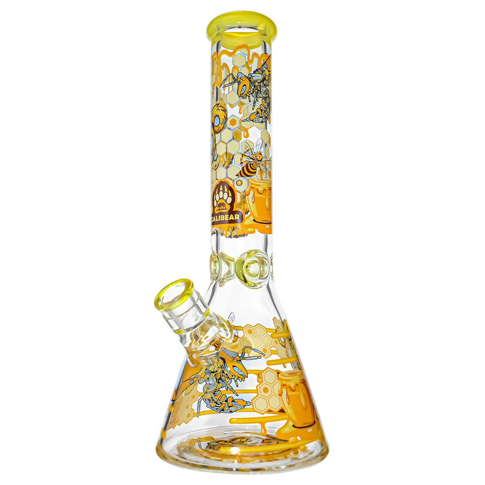 ILLUSTRATED BEAKER WATER PIPE SERIES-Premium borosilicate glass water pipe, bong from Calibear Glass. Ideal for dabbing, providing smooth hits and durability. Shop high-quality dab rigs, water pipes, bongs, erig glasses and glass smoking accessories at Calibear Glass. Elevate your smoking experience with a durable and stylish glass dab rig. Free shipping on all orders.