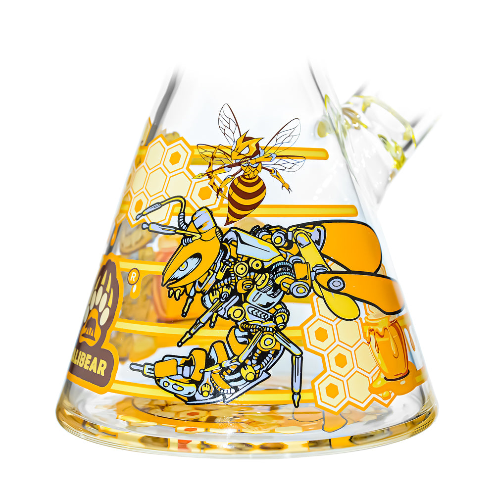 ILLUSTRATED BEAKER WATER PIPE SERIES-Premium borosilicate glass water pipe, bong from Calibear Glass. Ideal for dabbing, providing smooth hits and durability. Shop high-quality dab rigs, water pipes, bongs, erig glasses and glass smoking accessories at Calibear Glass. Elevate your smoking experience with a durable and stylish glass dab rig. Free shipping on all orders.