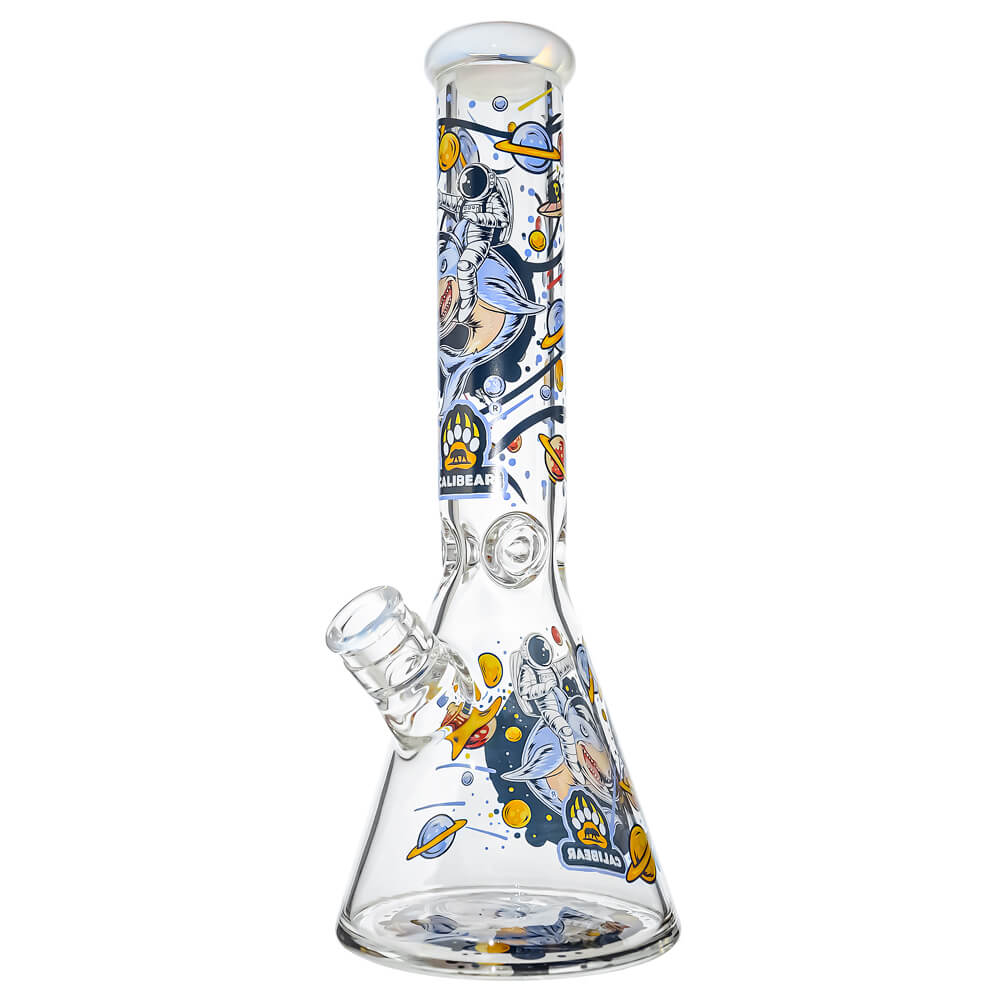 ILLUSTRATED BEAKER WATER PIPE SERIES-Premium borosilicate glass water pipe, bong from Calibear Glass. Ideal for dabbing, providing smooth hits and durability. Shop high-quality dab rigs, water pipes, bongs, erig glasses and glass smoking accessories at Calibear Glass. Elevate your smoking experience with a durable and stylish glass dab rig. Free shipping on all orders.