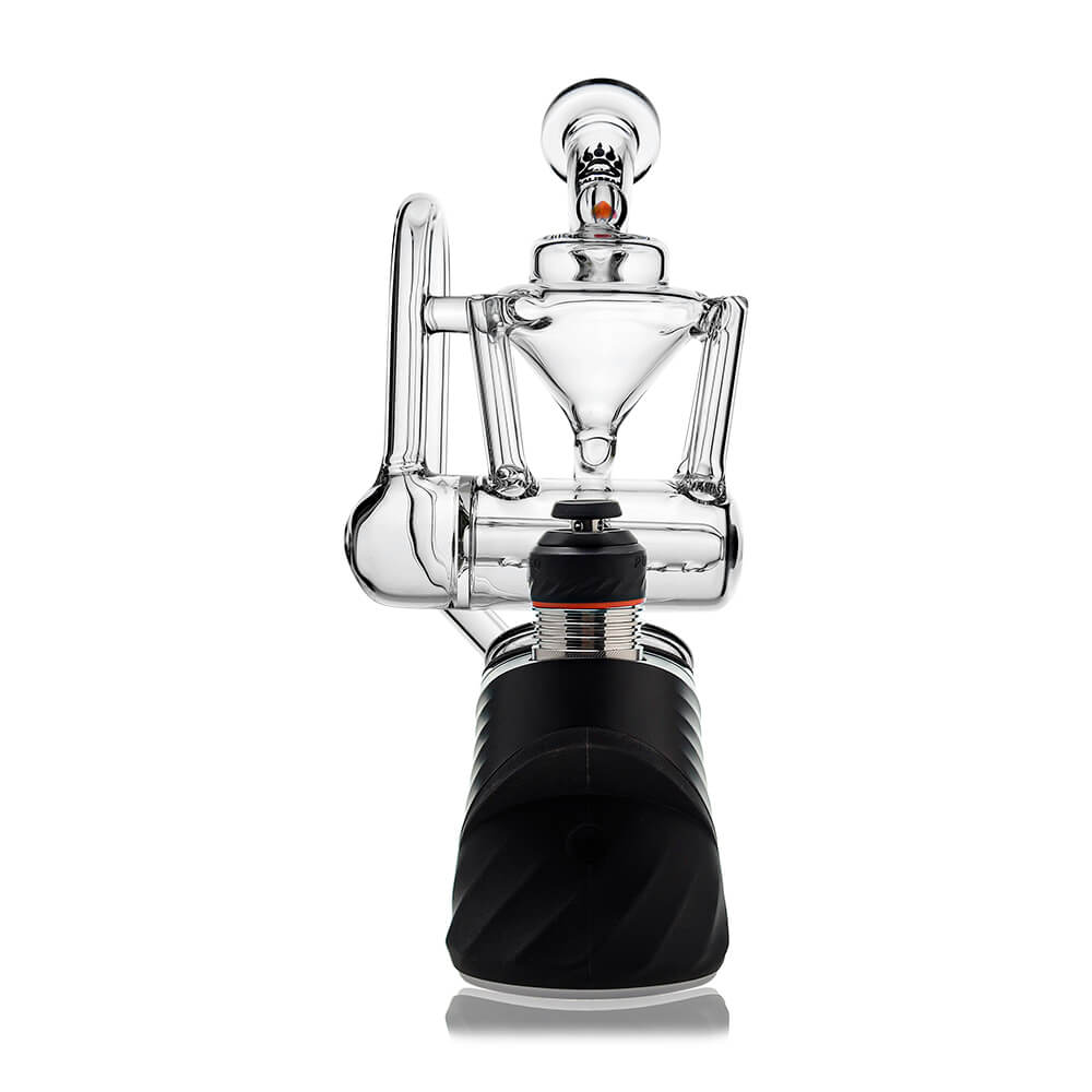 Calibear Inliner Recycler Puffco Peak Glass Attachment with Opal handcrafted wigwag borosilicate glass top for Puffco Peak