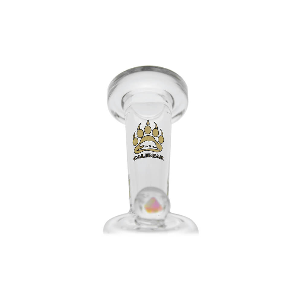 Calibear Inliner Recycler Puffco Peak Glass Attachment with Opal handcrafted wigwag borosilicate glass top for Puffco Peak