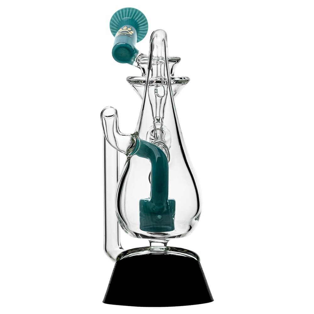 KLEIN DROP BOTTLE PUFFCO OG & PEAK GLASS ATTACHMENT WITH ENCASED OPAL Accessories Calibear 