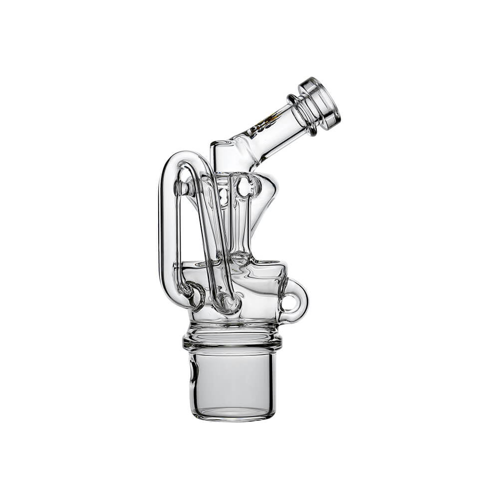 CALIBEAR Switch²™ Klein Recycler Glass Attachment for Dr. Dabber Switch 2, hand-blown borosilicate glass, Klein bottle inspired recycler design for smooth, flavorful hits.