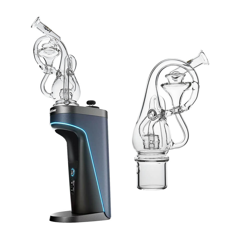 Weedle ビードル ●シャドウレス　Shadowless ウィザーズ　② Calibear Swiss Donut Recycler Glass Attachment for Dr. Dabber Switch 2