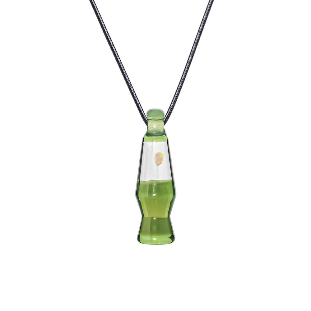 LAVA LAMP GLASS PENDANT- Premium borosilicate glass smoking accessories from Calibear Glass. Ideal for dabbing, providing smooth hits and durability. Shop high-quality dab rigs, water pipes, bongs, erig glasses and glass smoking accessories at Calibear Glass. Elevate your smoking experience with a durable and stylish glass dab rig. Free shipping on all orders.
