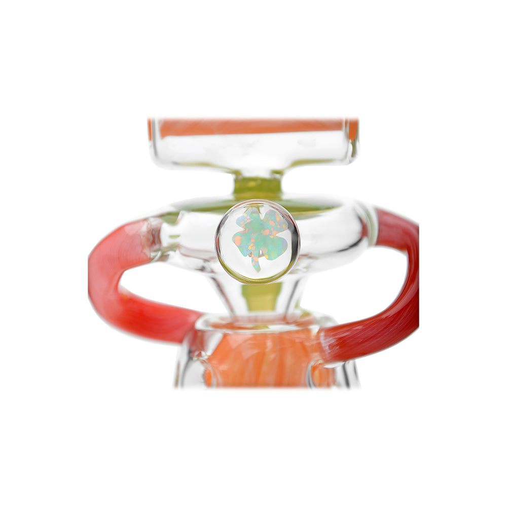 MULTI-CHAMBER RECYCLER GLASS RIG- Premium borosilicate glass dab rig from Calibear Glass. Ideal for dabbing, providing smooth hits and durability. Shop high-quality dab rigs, water pipes, bongs, erig glasses and glass smoking accessories at Calibear Glass. Elevate your smoking experience with a durable and stylish glass dab rig. Free shipping on all orders.