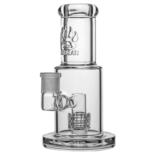 MINI STRAIGHT TUBE GLASS BONG WITH MATRIX PERC