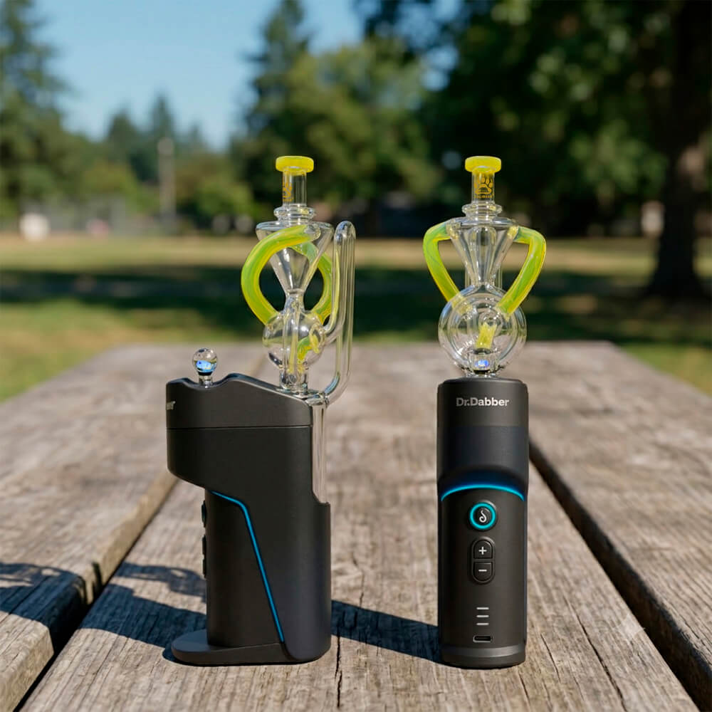 Custom Calibear Orb Recycler for Dr.Dabber Switch Go Glass Attachment