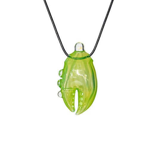 ORGANIC CLAW GLASS PENDANT- Premium borosilicate glass smoking accessories from Calibear Glass. Ideal for dabbing, providing smooth hits and durability. Shop high-quality dab rigs, water pipes, bongs, erig glasses and glass smoking accessories at Calibear Glass. Elevate your smoking experience with a durable and stylish glass dab rig. Free shipping on all orders.