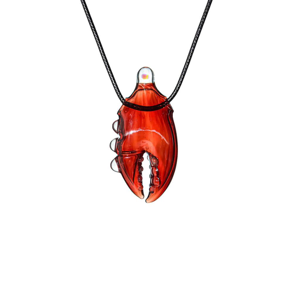 ORGANIC CLAW GLASS PENDANT- Premium borosilicate glass smoking accessories from Calibear Glass. Ideal for dabbing, providing smooth hits and durability. Shop high-quality dab rigs, water pipes, bongs, erig glasses and glass smoking accessories at Calibear Glass. Elevate your smoking experience with a durable and stylish glass dab rig. Free shipping on all orders.