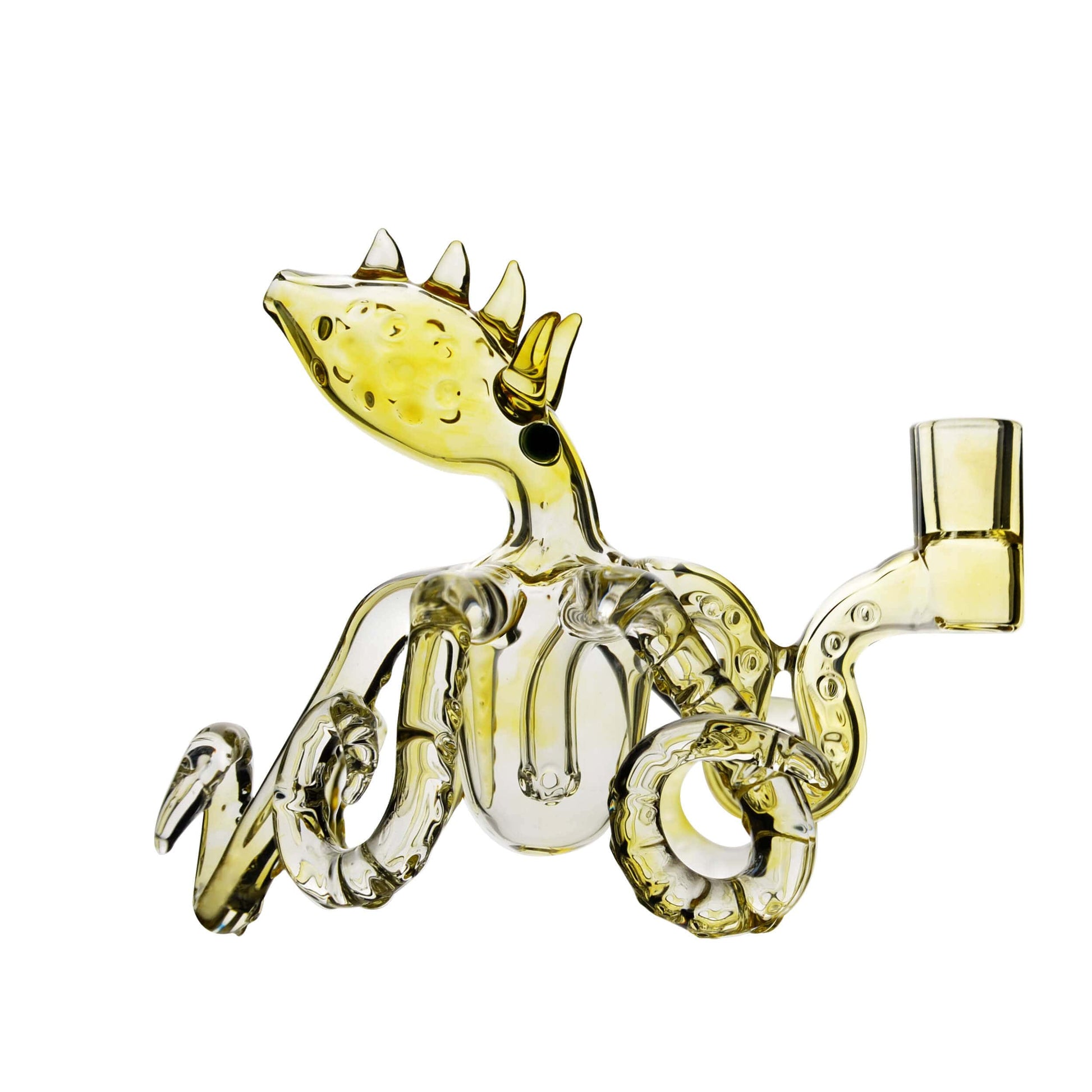 Calibear Octopus Dab Rig 5.5 inch handmade glass rig with 3 pinhole perc and 14.5mm joint