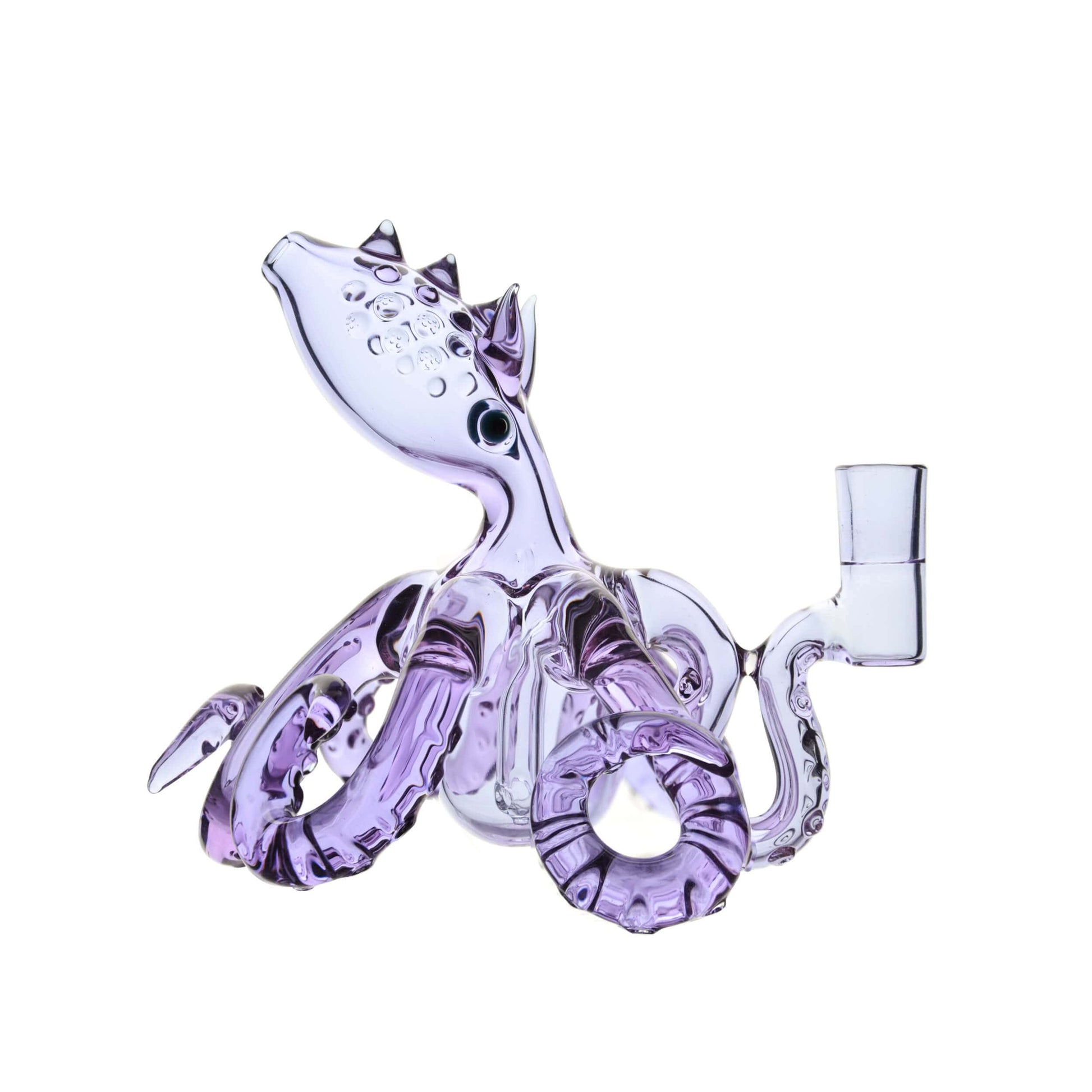 Calibear Octopus Dab Rig 5.5 inch handmade glass rig with 3 pinhole perc and 14.5mm joint