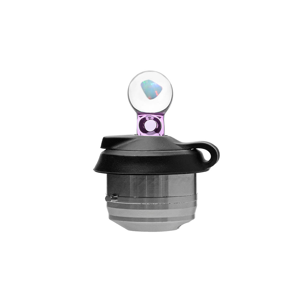 Premium Glass Ball Cap Series for Puffco Proxy & Peak | Calibear, glass ball cap accessory designed for smooth airflow control and compatible concentrate device setups