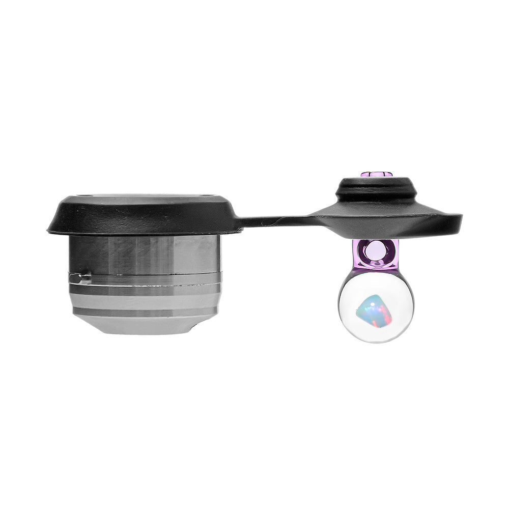 Premium Glass Ball Cap Series for Puffco Proxy & Peak | Calibear, glass ball cap accessory designed for smooth airflow control and compatible concentrate device setups
