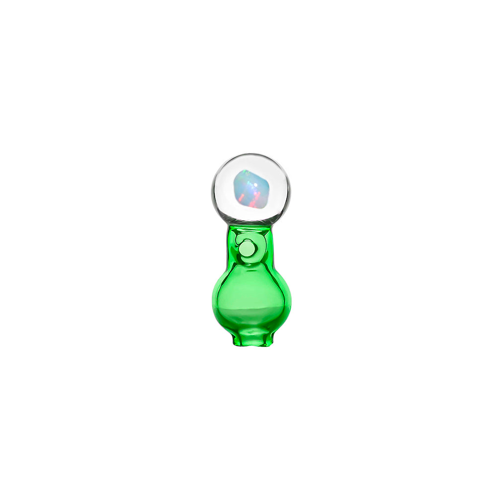 Premium Glass Ball Cap Series for Puffco Proxy & Peak | Calibear, glass ball cap accessory designed for smooth airflow control and compatible concentrate device setups