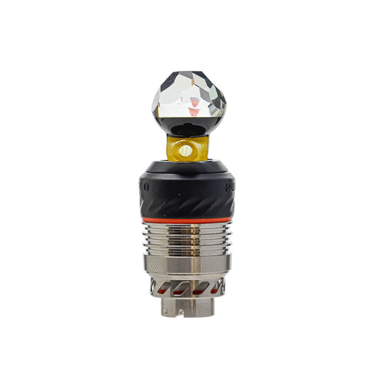 Calibear Facet Opal Joystick Carb Cap For Puffco 3D XL Handcrafted Borosilicate Glass Gallery showcase view 8 highlighting functional glass details