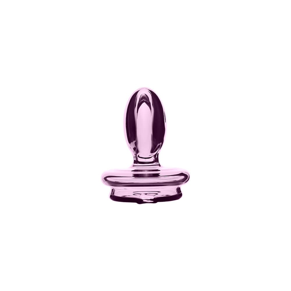 Calibear Pink Heart Dry Glass Attachment for Puffco Peak and Peak Pro smart rigs.