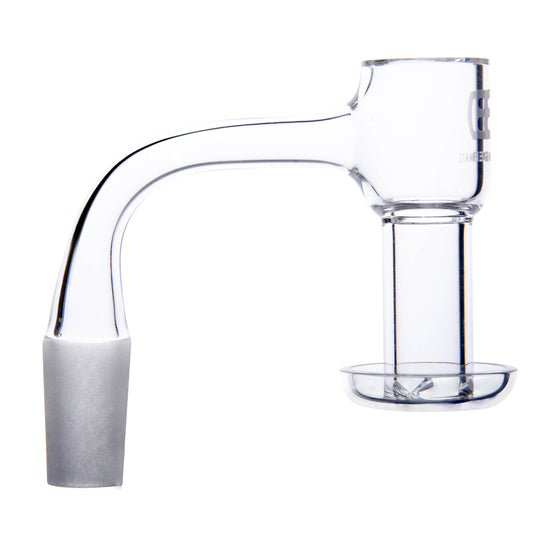 Calibear Premium Full Weld Mini Terp Slurper Quartz Banger with 25mm Vacuum Dish and Seamless Joint