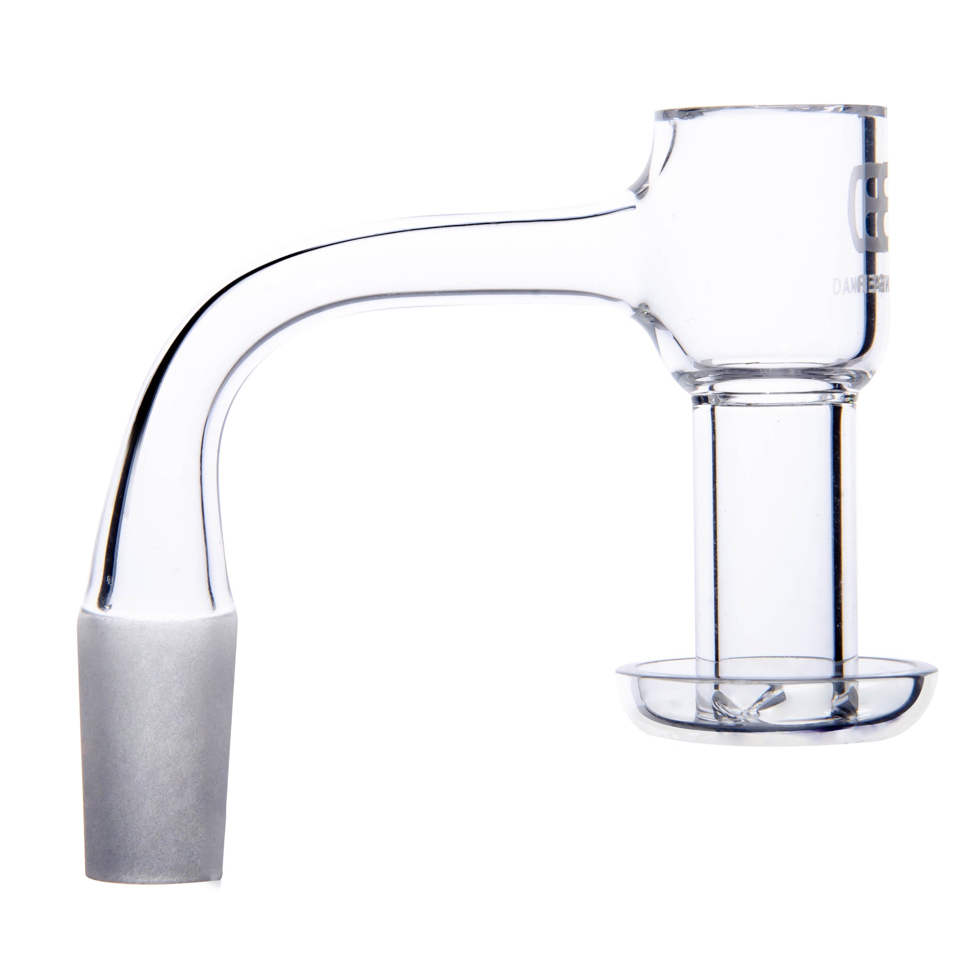 Calibear Premium Full Weld Mini Terp Slurper Quartz Banger with 25mm Vacuum Dish and Seamless Joint