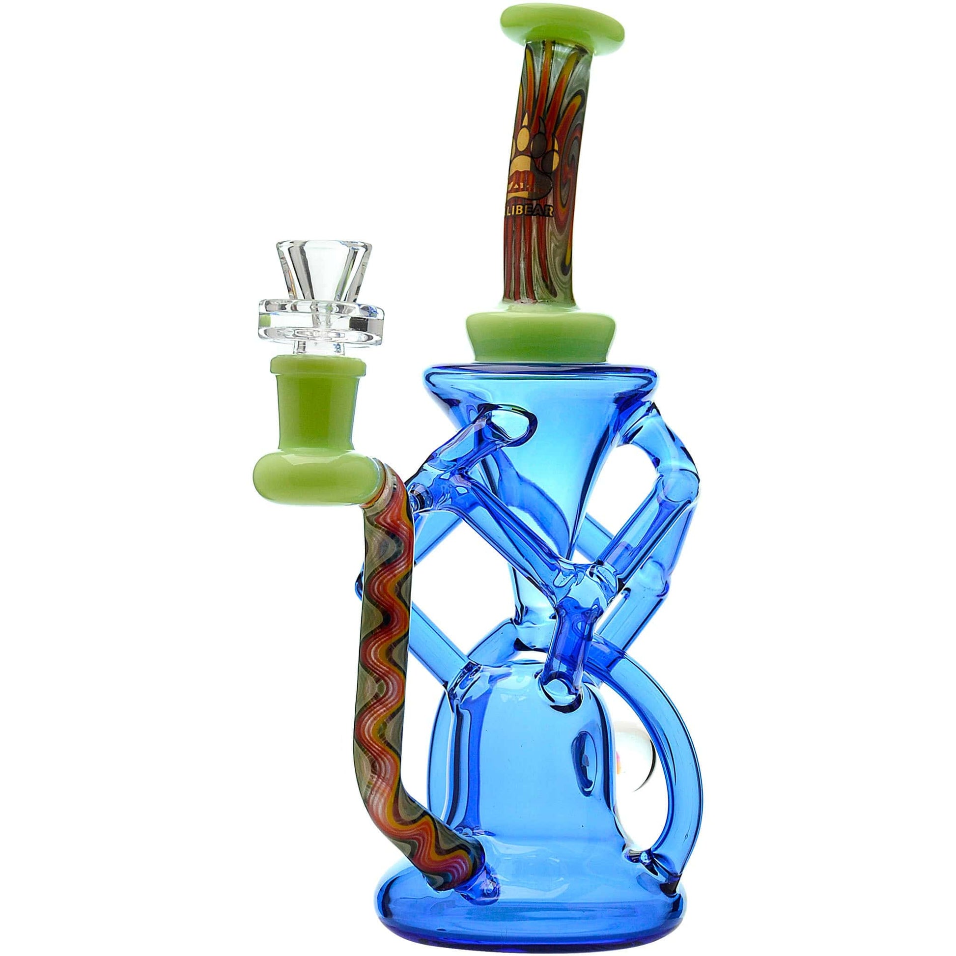 QUAD WIGWAG RECYCLER WITH OPAL | CALIBEAR Water Pipe Calibear 