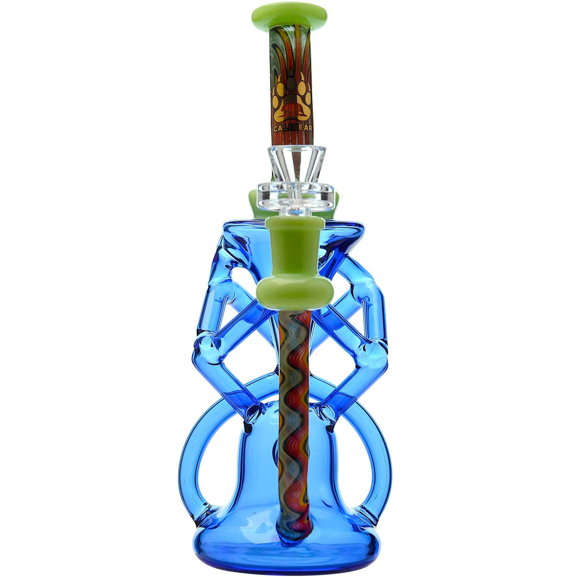 QUAD WIGWAG RECYCLER WITH OPAL | CALIBEAR Water Pipe Calibear 