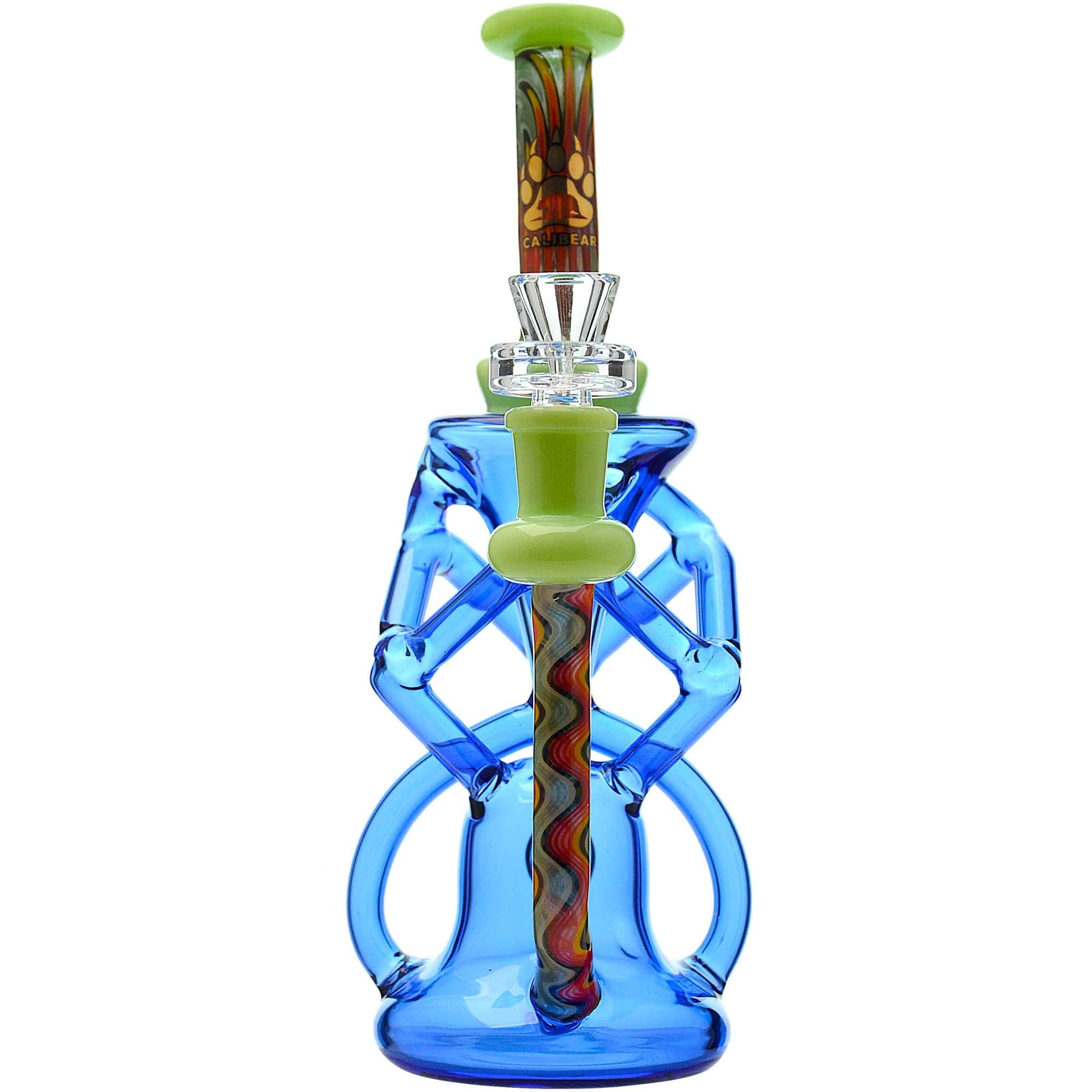 QUAD WIGWAG RECYCLER WITH OPAL | CALIBEAR Water Pipe Calibear 