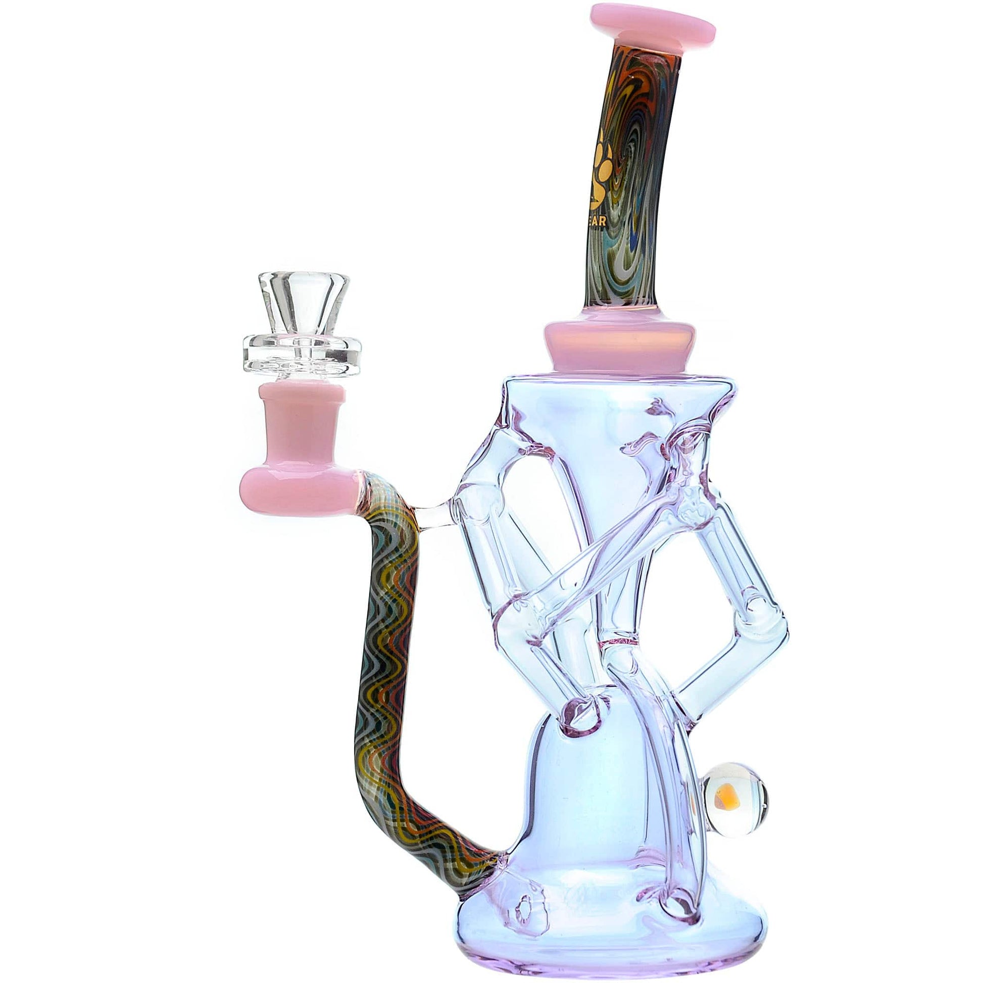 QUAD WIGWAG RECYCLER WITH OPAL | CALIBEAR Water Pipe Calibear 