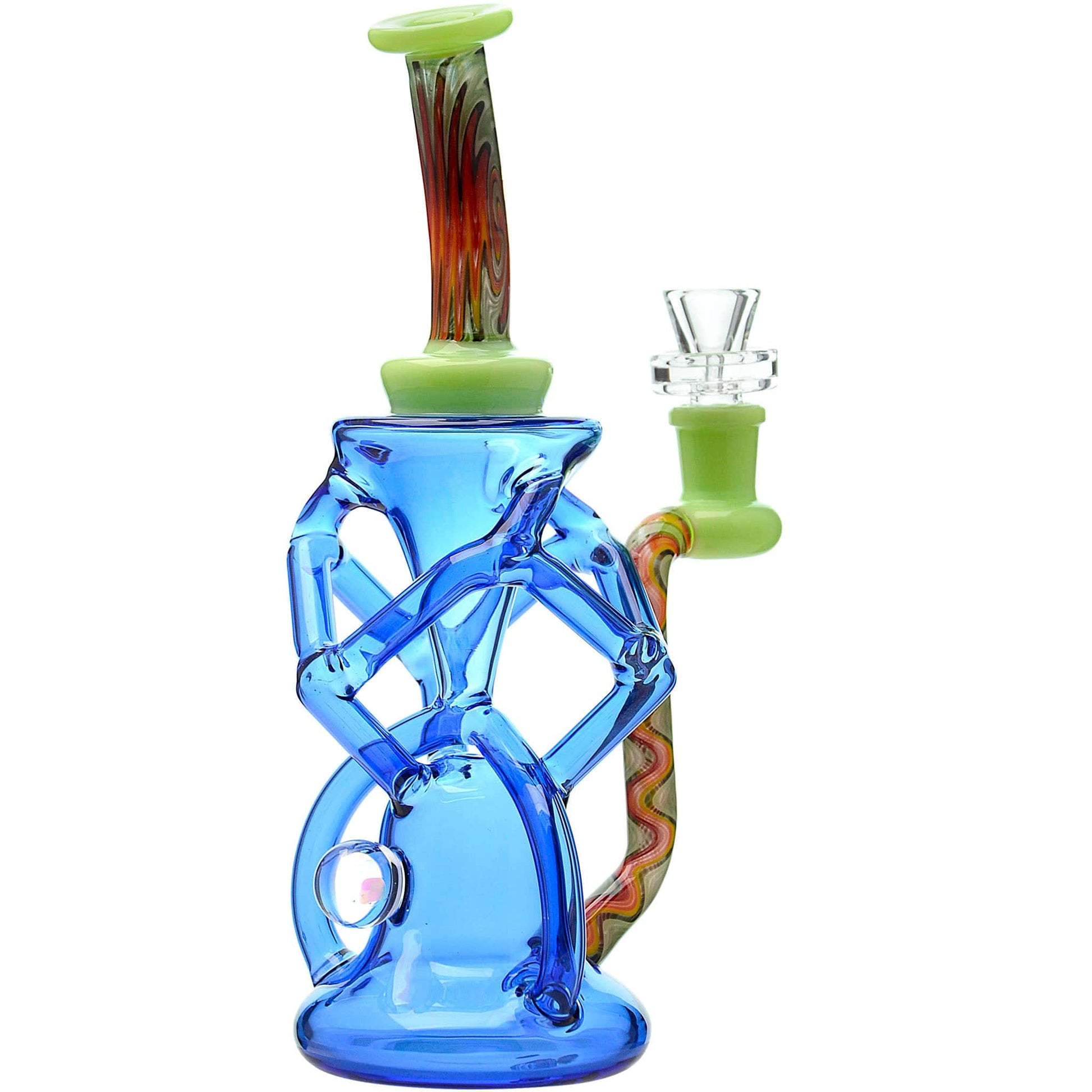 QUAD WIGWAG RECYCLER WITH OPAL | CALIBEAR Water Pipe Calibear 