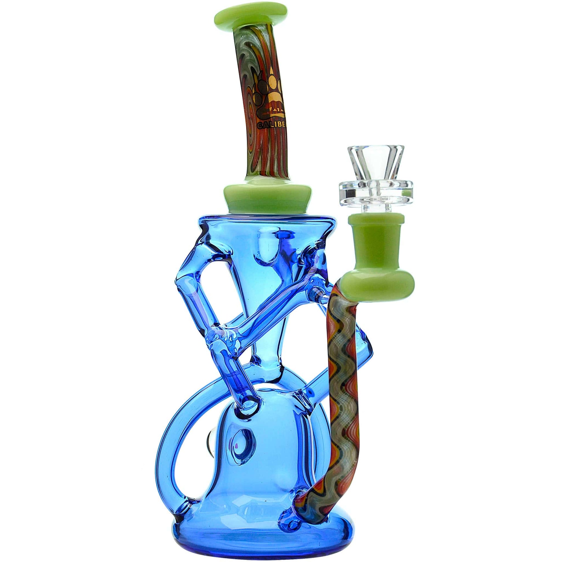 QUAD WIGWAG RECYCLER WITH OPAL | CALIBEAR Water Pipe Calibear 