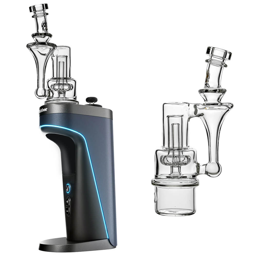 RBR RECYCLER GLASS ATTACHMENT FOR DR.DABBER SWITCH 2- Premium dr. dabber glass attachment from Calibear Glass. Ideal for dabbing, providing smooth hits and durability. Shop high-quality dab rigs, water pipes, bongs, erig glasses and glass smoking accessories at Calibear Glass. Elevate your smoking experience with a durable and stylish glass dab rig. Free shipping on all orders.
