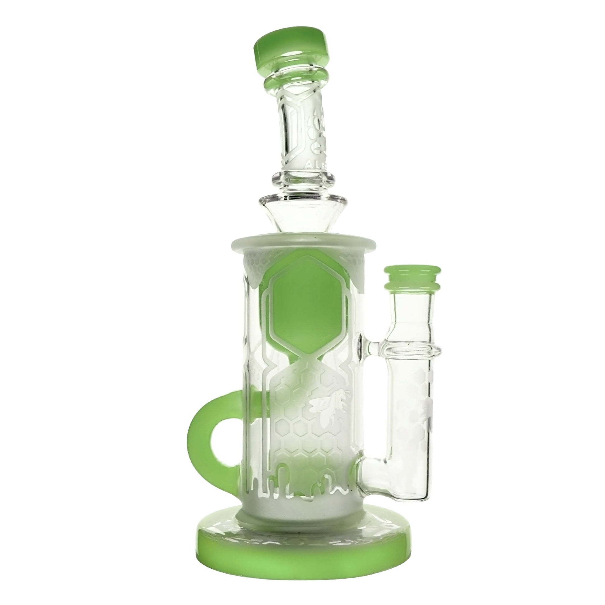 SANDBLASTED KLEIN RECYCLER DAB RIG Calibear  