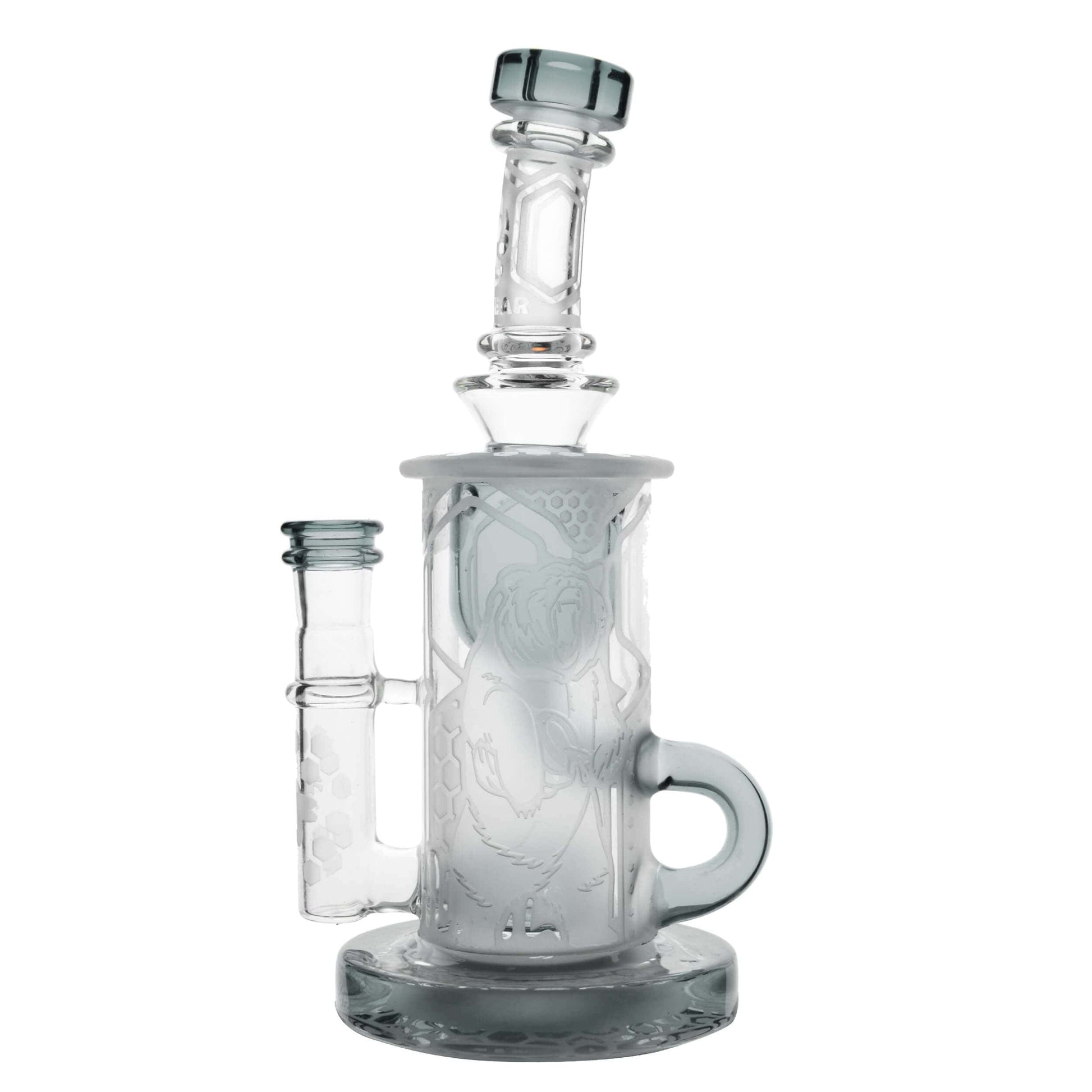 SANDBLASTED KLEIN RECYCLER DAB RIG Calibear  