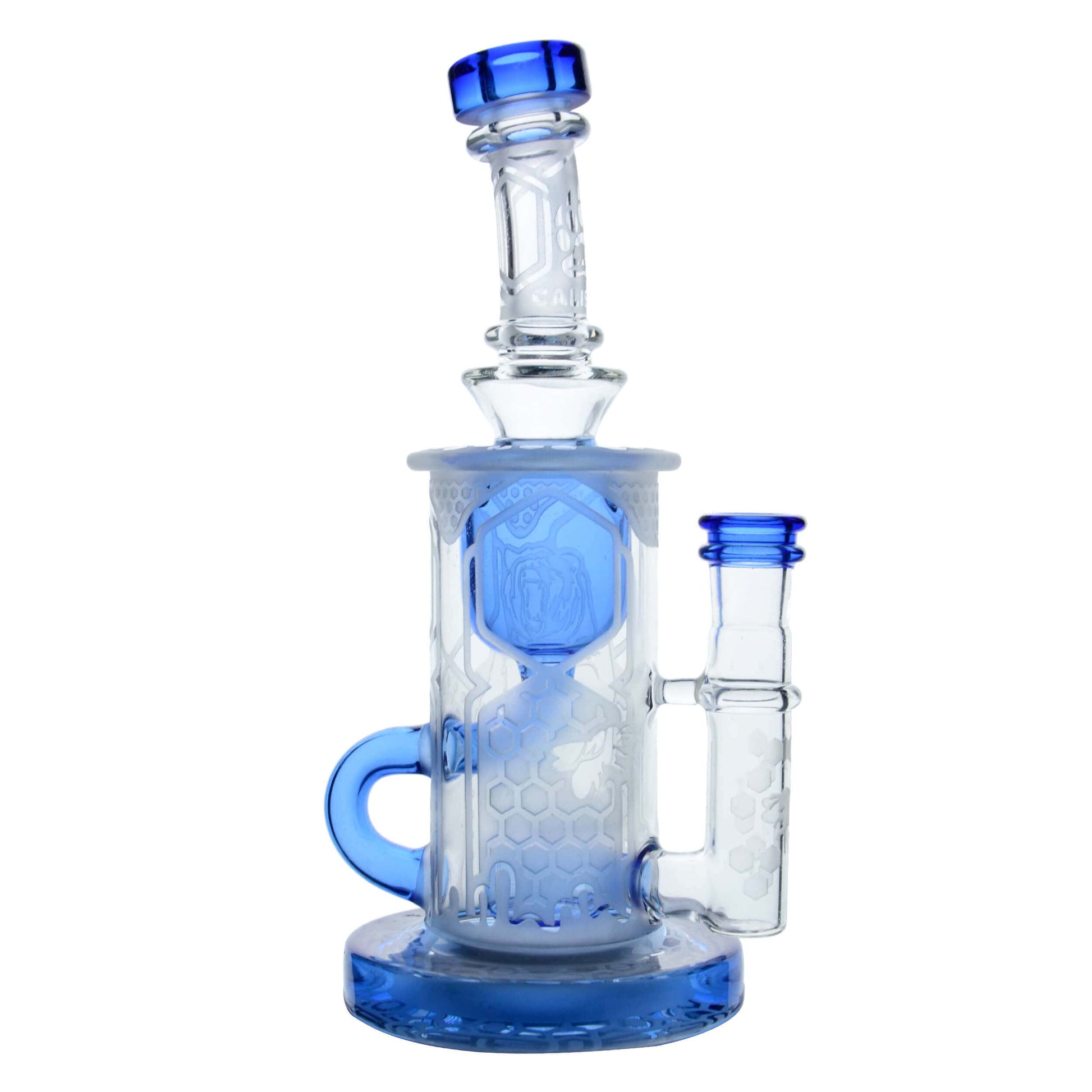 SANDBLASTED KLEIN RECYCLER DAB RIG Calibear  