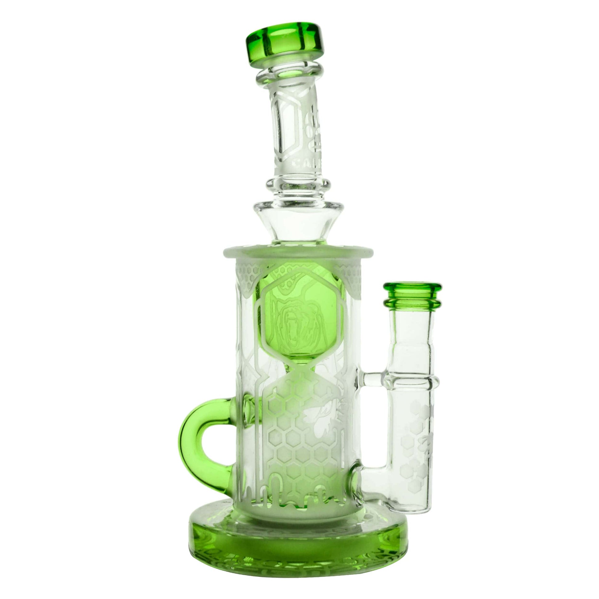 SANDBLASTED KLEIN RECYCLER DAB RIG Calibear  