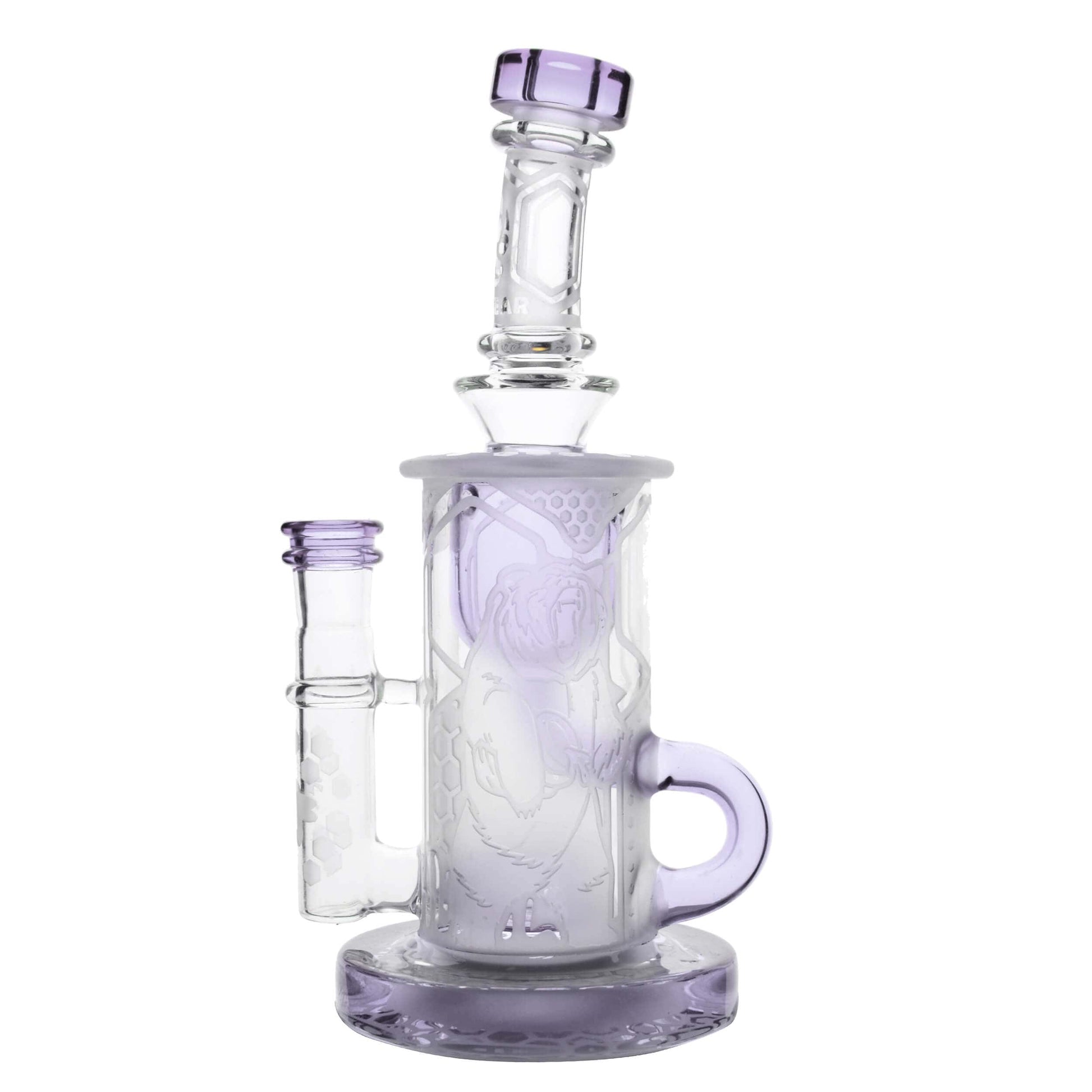 SANDBLASTED KLEIN RECYCLER DAB RIG Calibear  