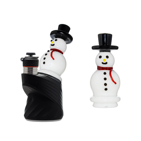 SNOWMAN GLASS TOP ATTACHMENT FOR PUFFCO OG & PEAK | CALIBEAR