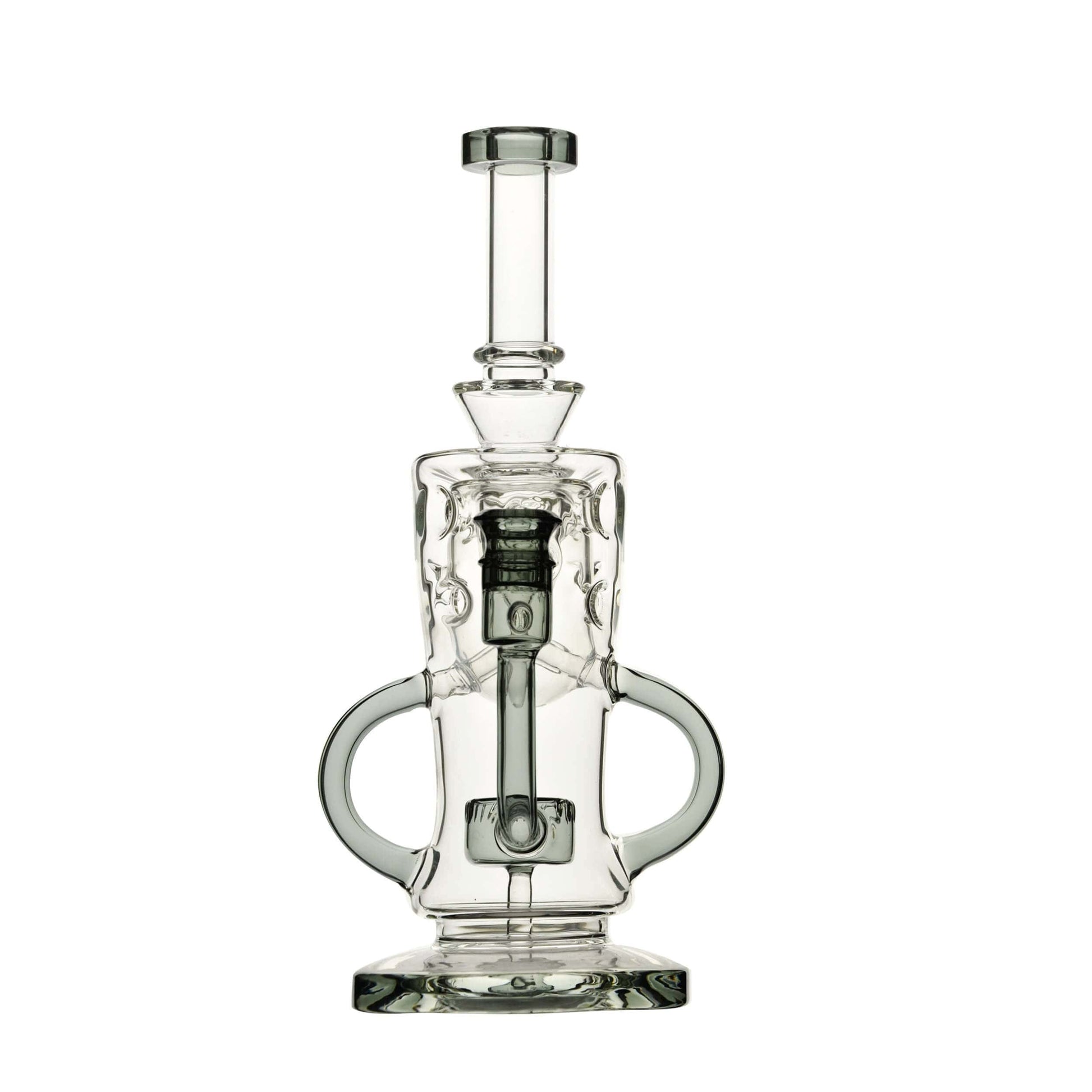 SWISS KLEIN RECYCLER WITH SLITTED PERC DAB RIG Calibear 