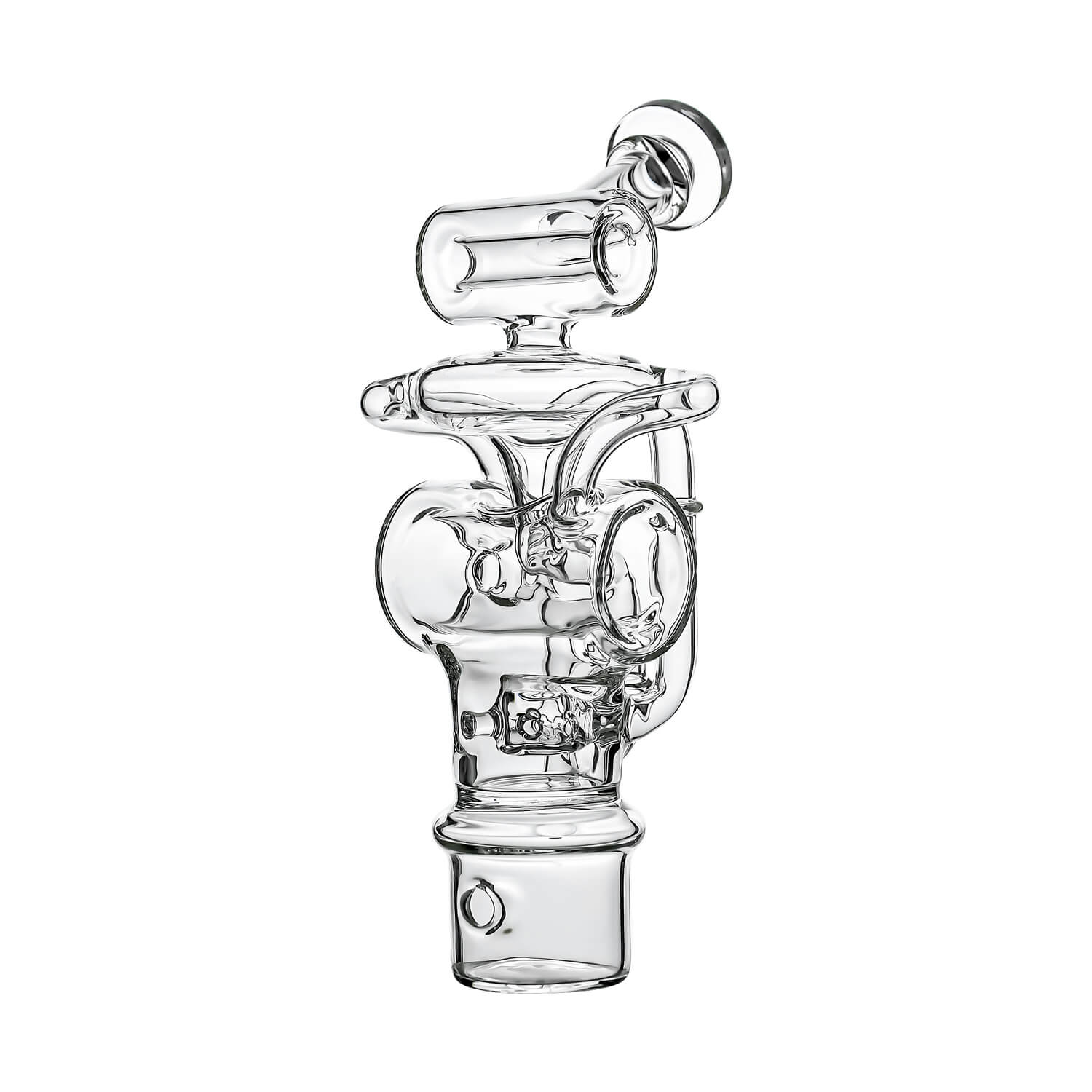 Calibear Swiss Recycler Glass Attachment for Dr. Dabber Switch 2 premium borosilicate Swiss perc recycler glass top