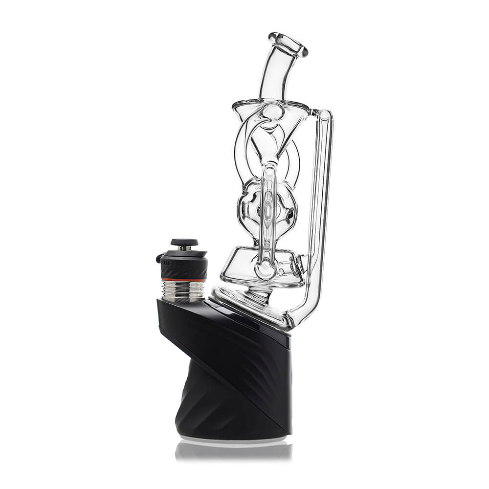 Swiss Fab recycler glass attachment for Puffco Peak OG and Pro with intricate internal diffusion design