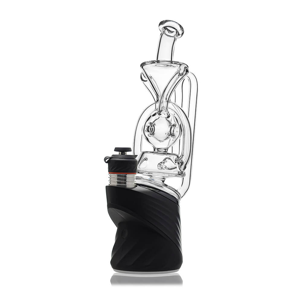 Swiss Fab recycler glass attachment for Puffco Peak OG and Pro with intricate internal diffusion design