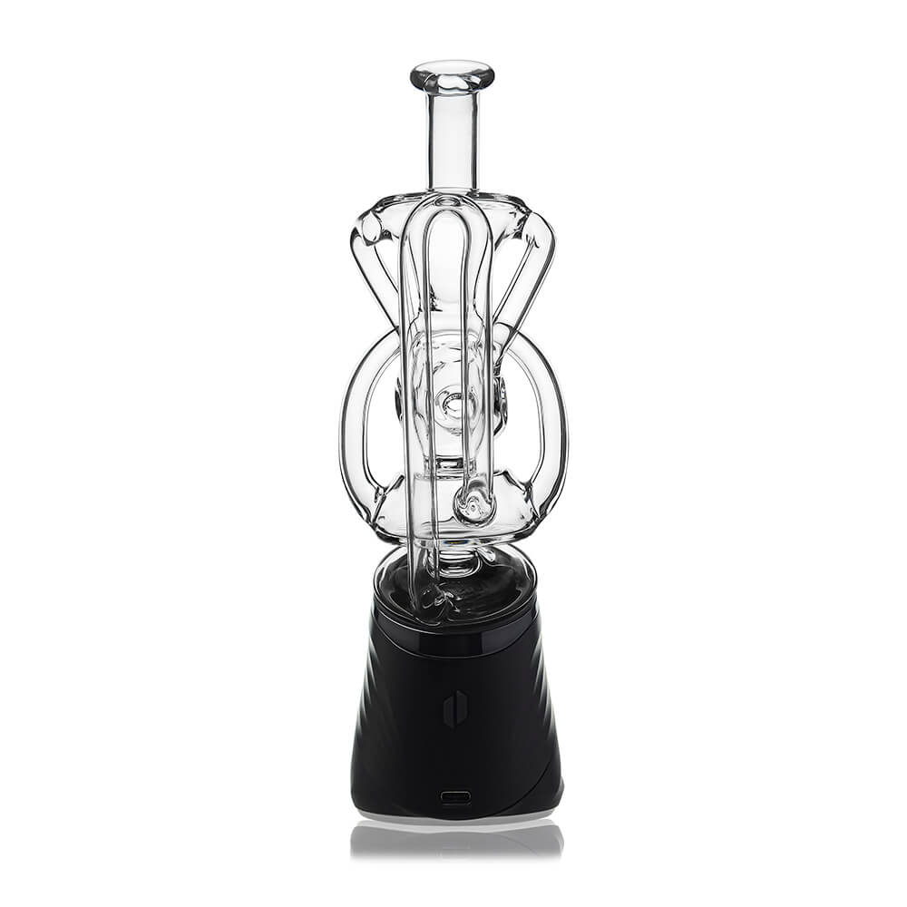 Swiss Fab recycler glass attachment for Puffco Peak OG and Pro with intricate internal diffusion design