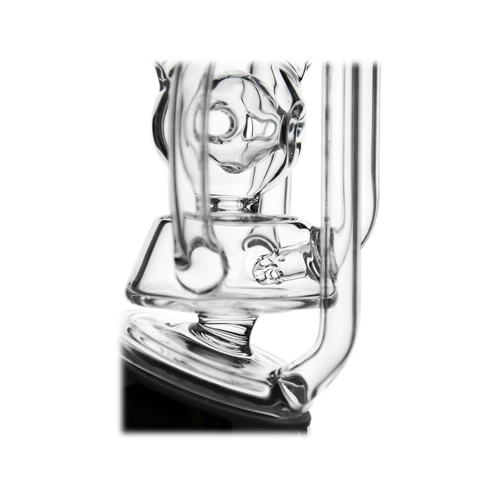 Swiss Fab recycler glass attachment for Puffco Peak OG and Pro with intricate internal diffusion design
