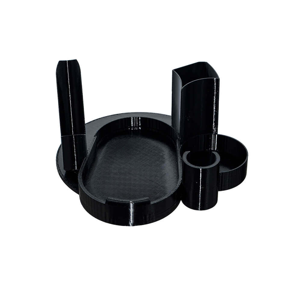 Dr. Dabber Switch 2 Dab Tool Base Tray by Calibear Glass - All-in-one organizer with dedicated slots for dab tool, carb cap, and accessories, custom fit for Switch 2.