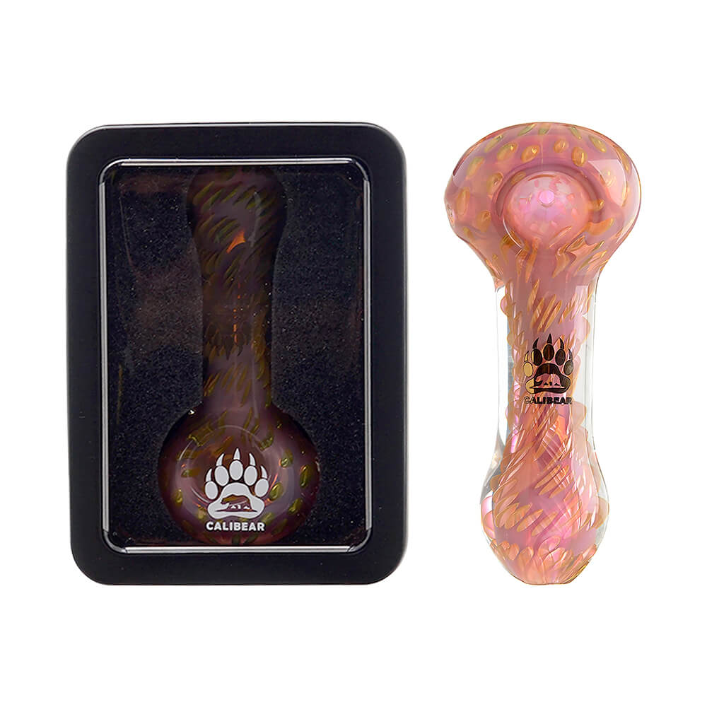 THICK HEAVY HAND PIPE WITH FUMING CRAFTS  Calibear  