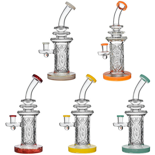 TIERED HELIX PILLAR DAB RIG SERIES