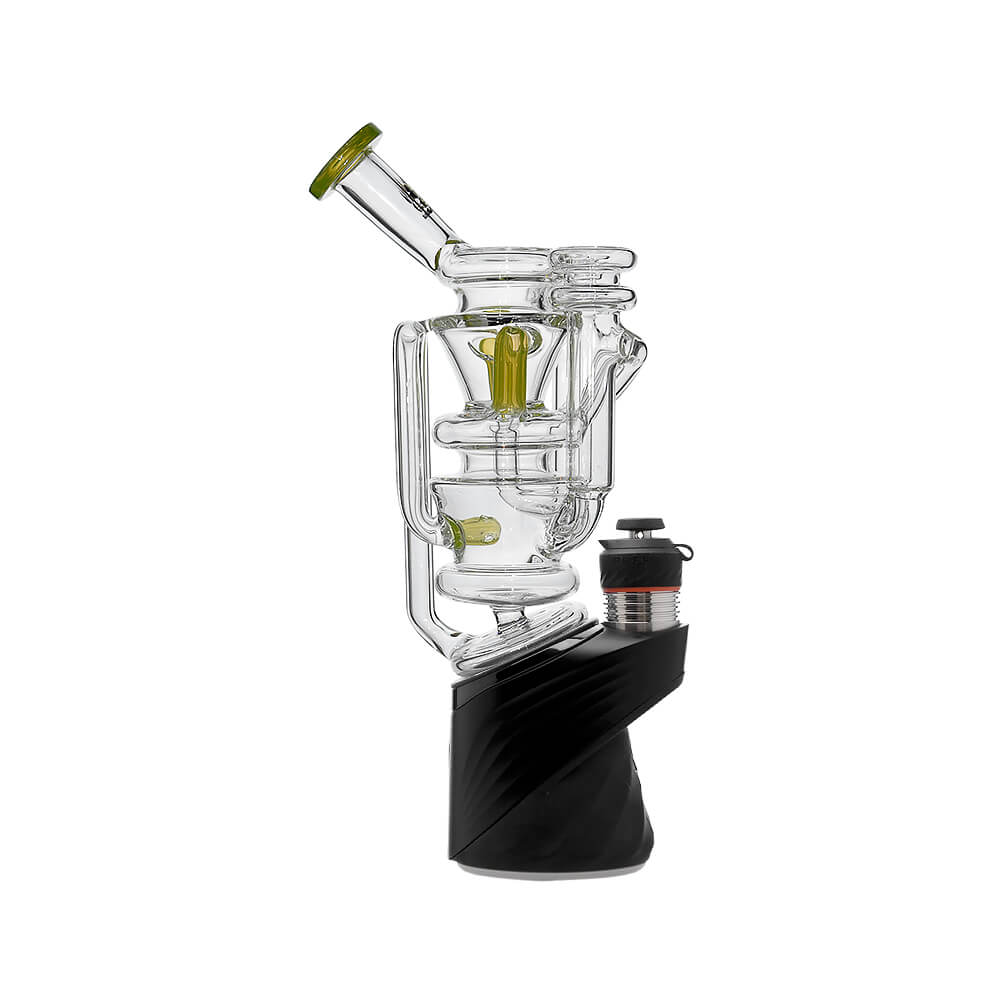 Calibear Triple Vortex Recycler Glass Attachment for Puffco Peak OG & PRO premium borosilicate triple recycler glass top