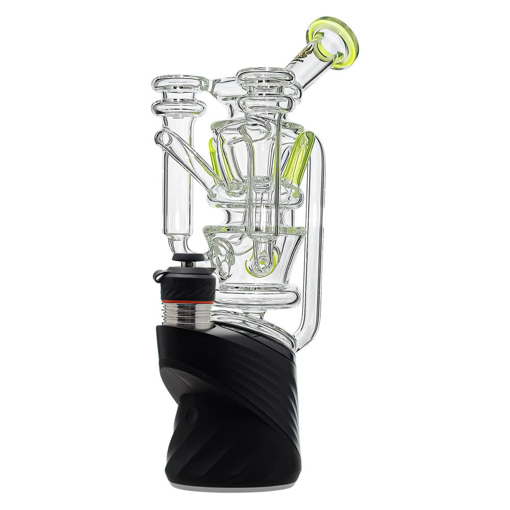Calibear Triple Vortex Recycler Glass Attachment for Puffco Peak OG & PRO premium borosilicate triple recycler glass top