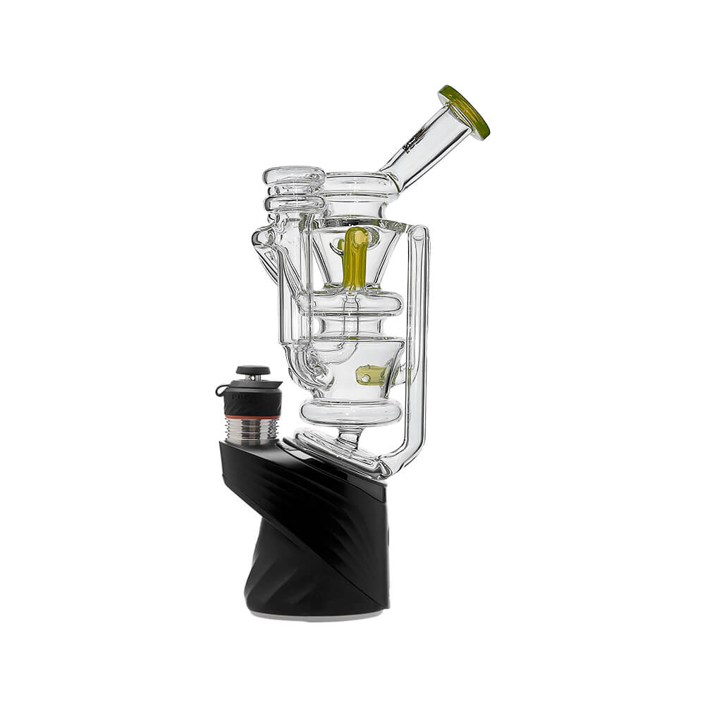 Calibear Triple Vortex Recycler Glass Attachment for Puffco Peak OG & PRO premium borosilicate triple recycler glass top